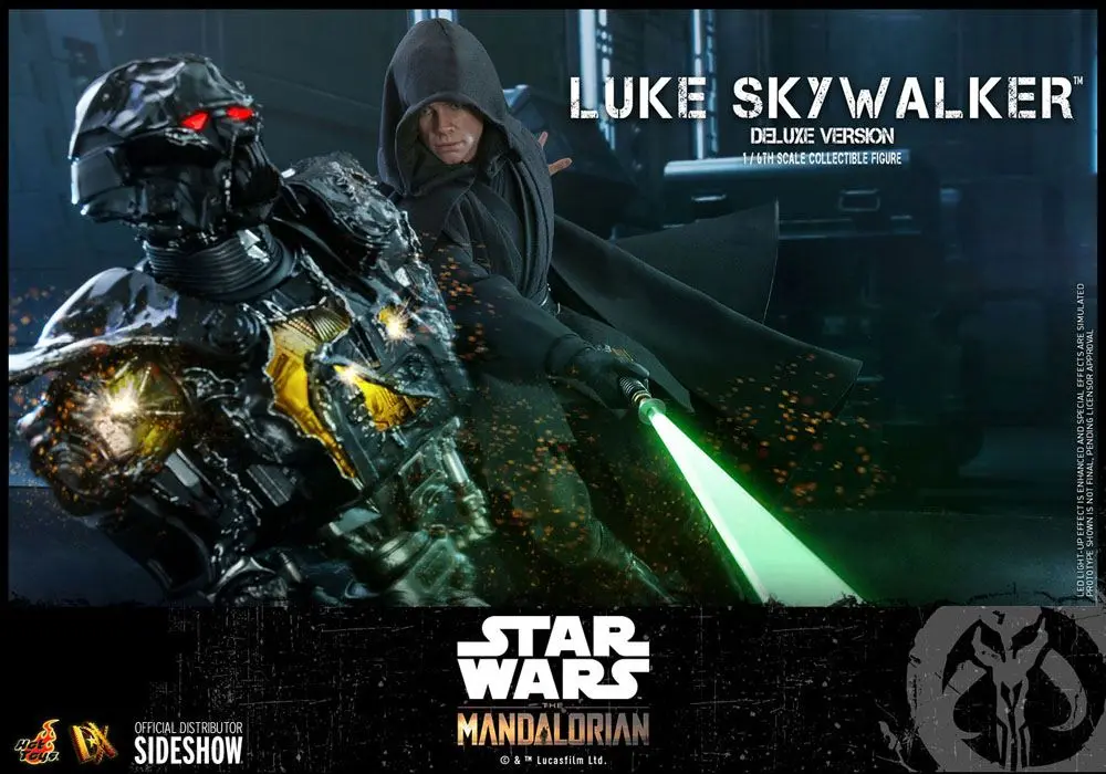 Star Wars The Mandalorian Akcijska Figura 1/6 Luke Skywalker (Deluxe Version) 30 cm fotografija izdelka