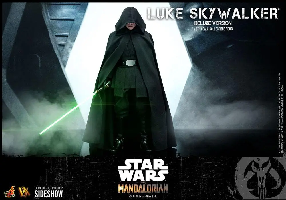 Star Wars The Mandalorian Akcijska Figura 1/6 Luke Skywalker (Deluxe Version) 30 cm fotografija izdelka
