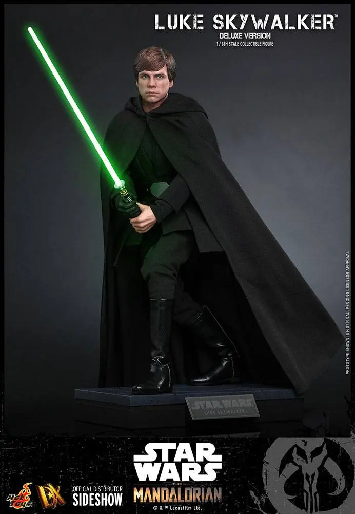 Star Wars The Mandalorian Akcijska Figura 1/6 Luke Skywalker (Deluxe Version) 30 cm fotografija izdelka
