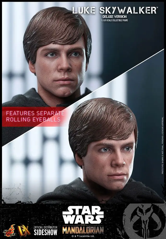 Star Wars The Mandalorian Akcijska Figura 1/6 Luke Skywalker (Deluxe Version) 30 cm fotografija izdelka
