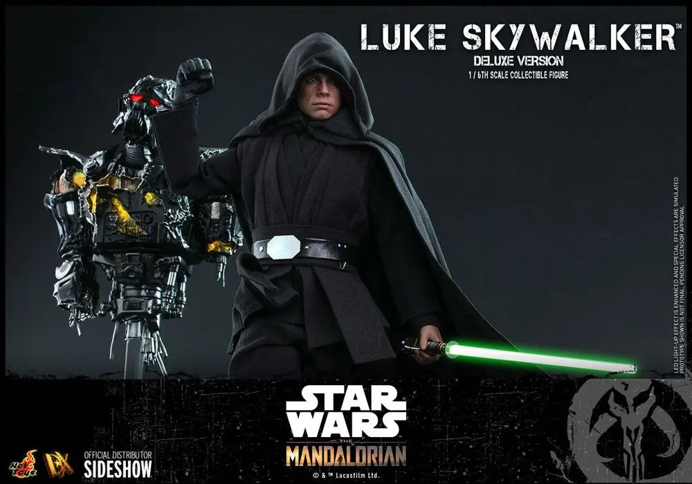 Star Wars The Mandalorian Akcijska Figura 1/6 Luke Skywalker (Deluxe Version) 30 cm fotografija izdelka