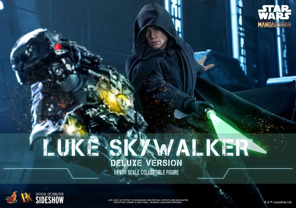 Star Wars The Mandalorian Akcijska Figura 1/6 Luke Skywalker (Deluxe Version) 30 cm fotografija izdelka