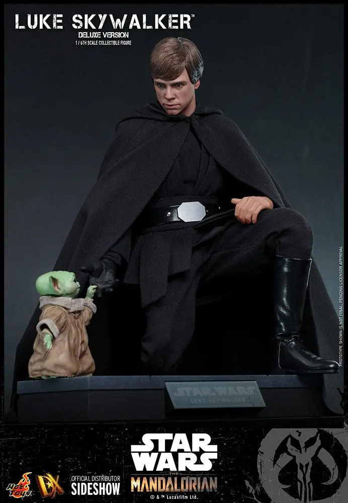 Star Wars The Mandalorian Akcijska Figura 1/6 Luke Skywalker (Deluxe Version) 30 cm fotografija izdelka