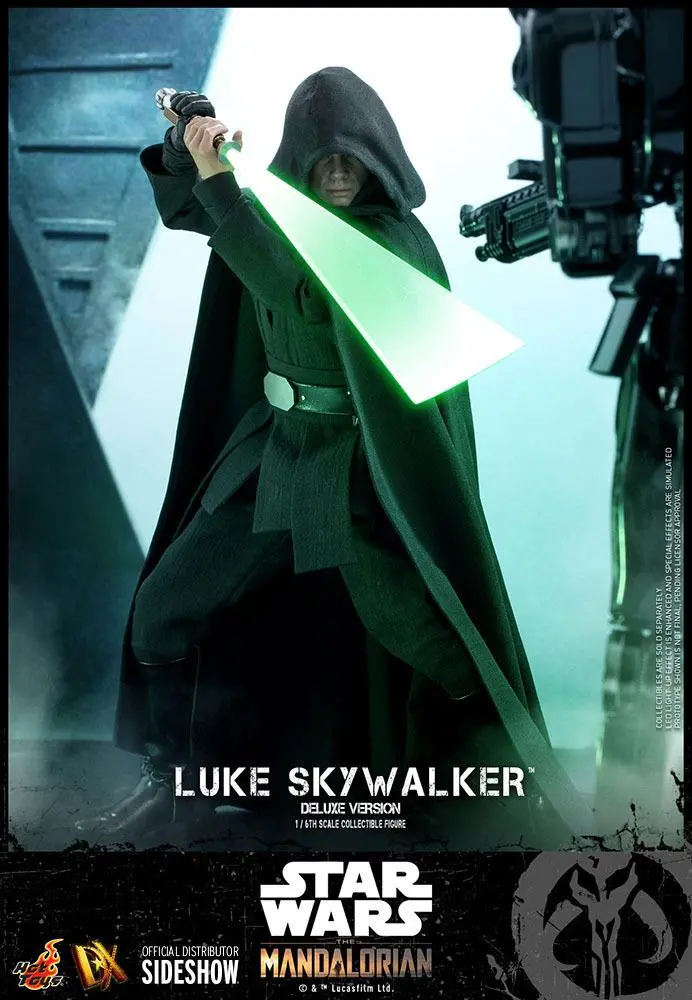 Star Wars The Mandalorian Akcijska Figura 1/6 Luke Skywalker (Deluxe Version) 30 cm fotografija izdelka