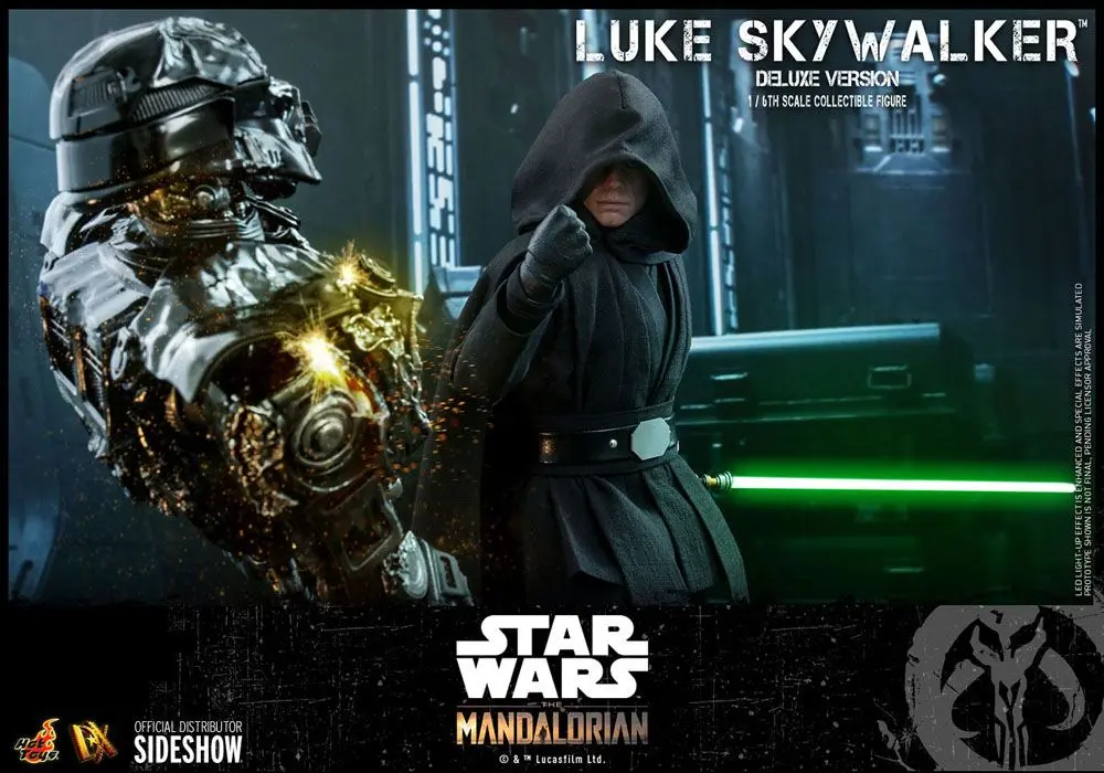 Star Wars The Mandalorian Akcijska Figura 1/6 Luke Skywalker (Deluxe Version) 30 cm fotografija izdelka
