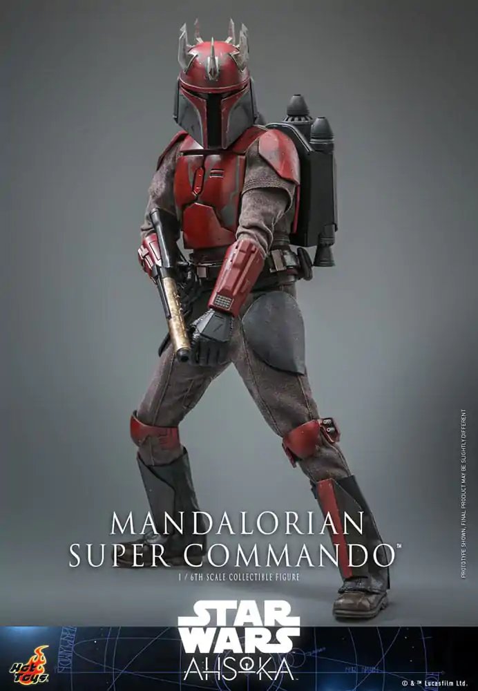 Star Wars: The Mandalorian Akcijska Figura 1/6 Mandalorian Super Commando 31 cm fotografija izdelka