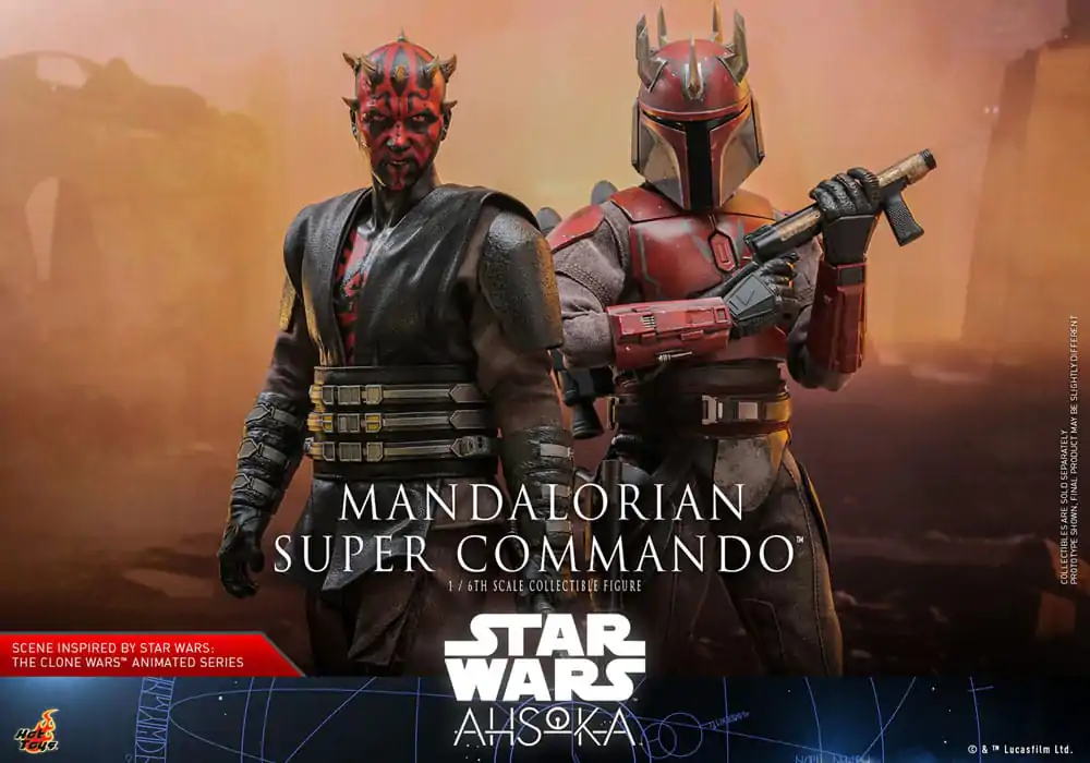 Star Wars: The Mandalorian Akcijska Figura 1/6 Mandalorian Super Commando 31 cm fotografija izdelka