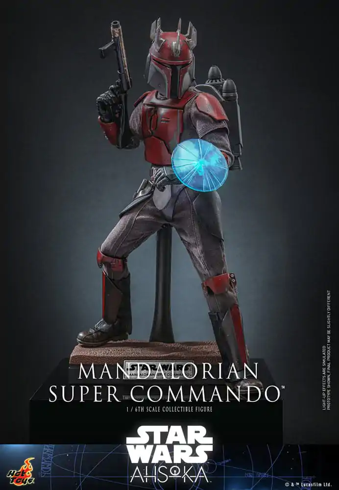 Star Wars: The Mandalorian Akcijska Figura 1/6 Mandalorian Super Commando 31 cm fotografija izdelka