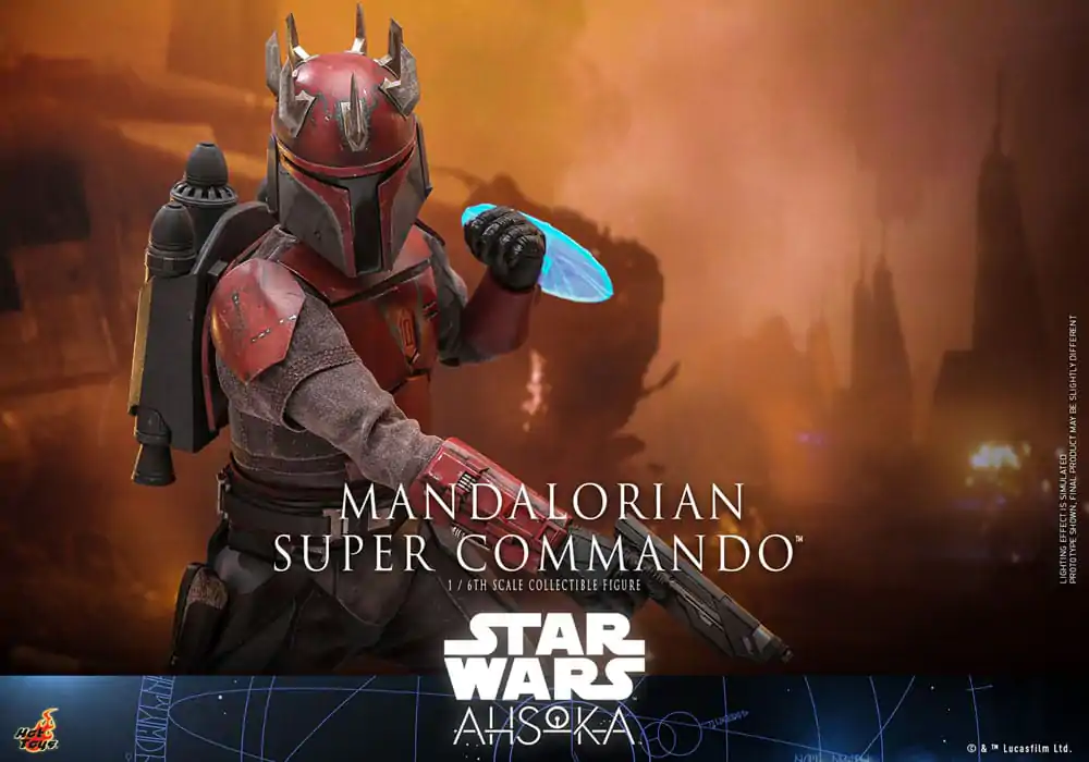 Star Wars: The Mandalorian Akcijska Figura 1/6 Mandalorian Super Commando 31 cm fotografija izdelka