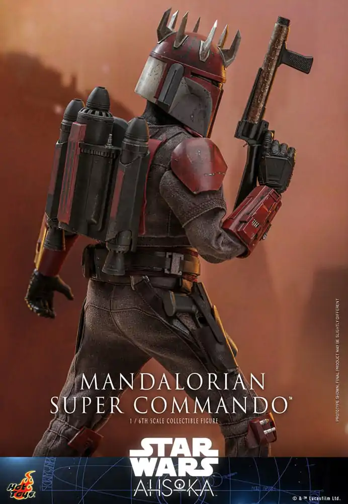 Star Wars: The Mandalorian Akcijska Figura 1/6 Mandalorian Super Commando 31 cm fotografija izdelka