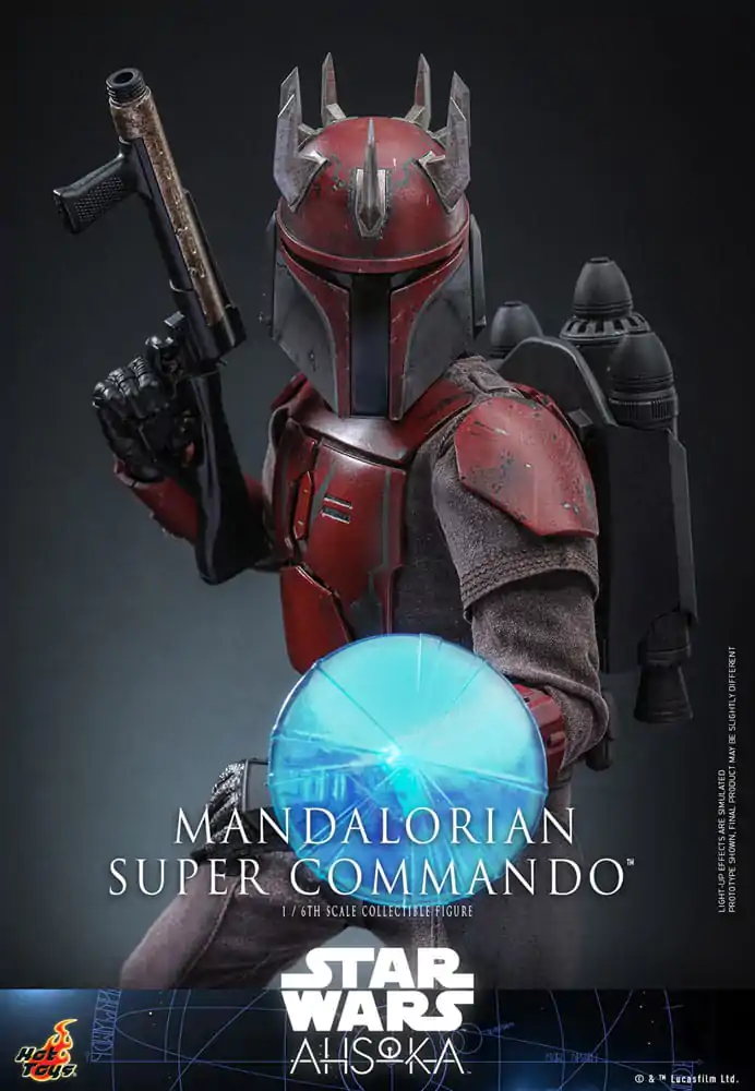 Star Wars: The Mandalorian Akcijska Figura 1/6 Mandalorian Super Commando 31 cm fotografija izdelka