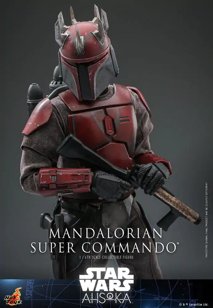 Star Wars: The Mandalorian Akcijska Figura 1/6 Mandalorian Super Commando 31 cm fotografija izdelka