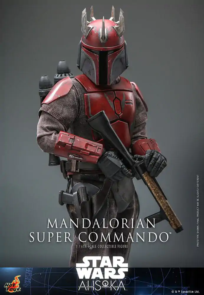 Star Wars: The Mandalorian Akcijska Figura 1/6 Mandalorian Super Commando 31 cm fotografija izdelka