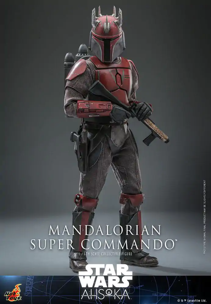 Star Wars: The Mandalorian Akcijska Figura 1/6 Mandalorian Super Commando 31 cm fotografija izdelka