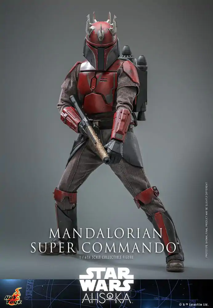 Star Wars: The Mandalorian Akcijska Figura 1/6 Mandalorian Super Commando 31 cm fotografija izdelka