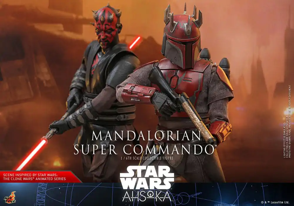 Star Wars: The Mandalorian Akcijska Figura 1/6 Mandalorian Super Commando 31 cm fotografija izdelka