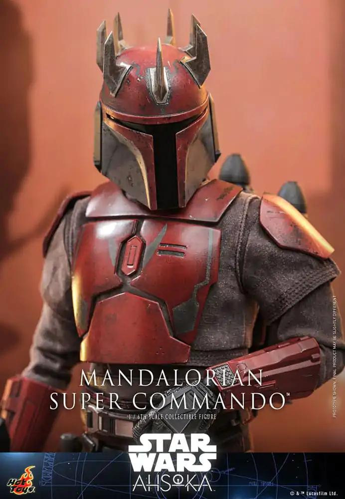 Star Wars: The Mandalorian Akcijska Figura 1/6 Mandalorian Super Commando 31 cm fotografija izdelka