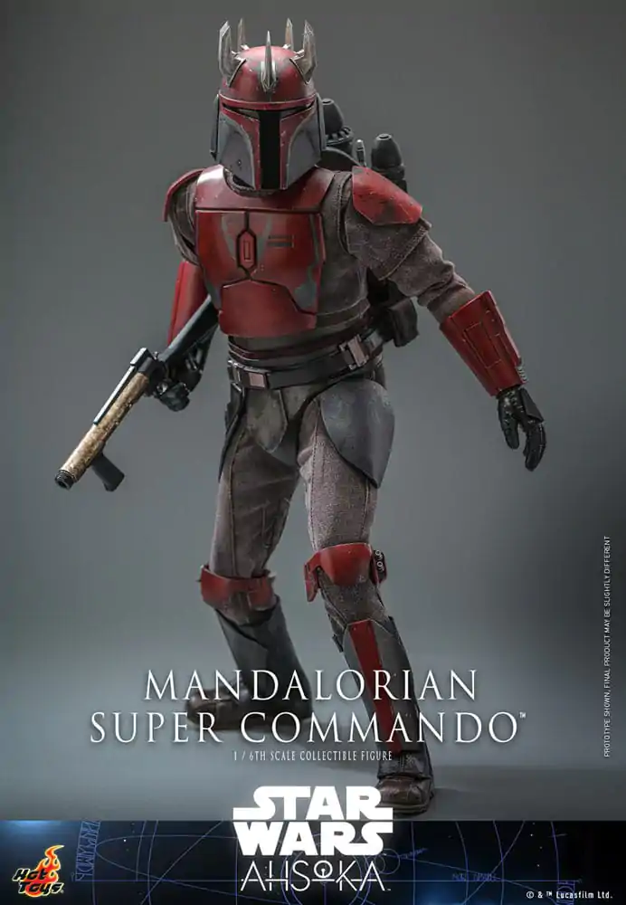 Star Wars: The Mandalorian Akcijska Figura 1/6 Mandalorian Super Commando 31 cm fotografija izdelka