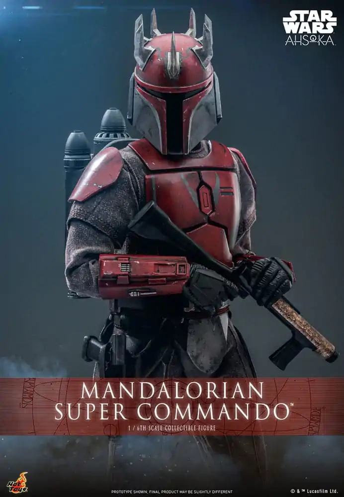 Star Wars: The Mandalorian Akcijska Figura 1/6 Mandalorian Super Commando 31 cm fotografija izdelka