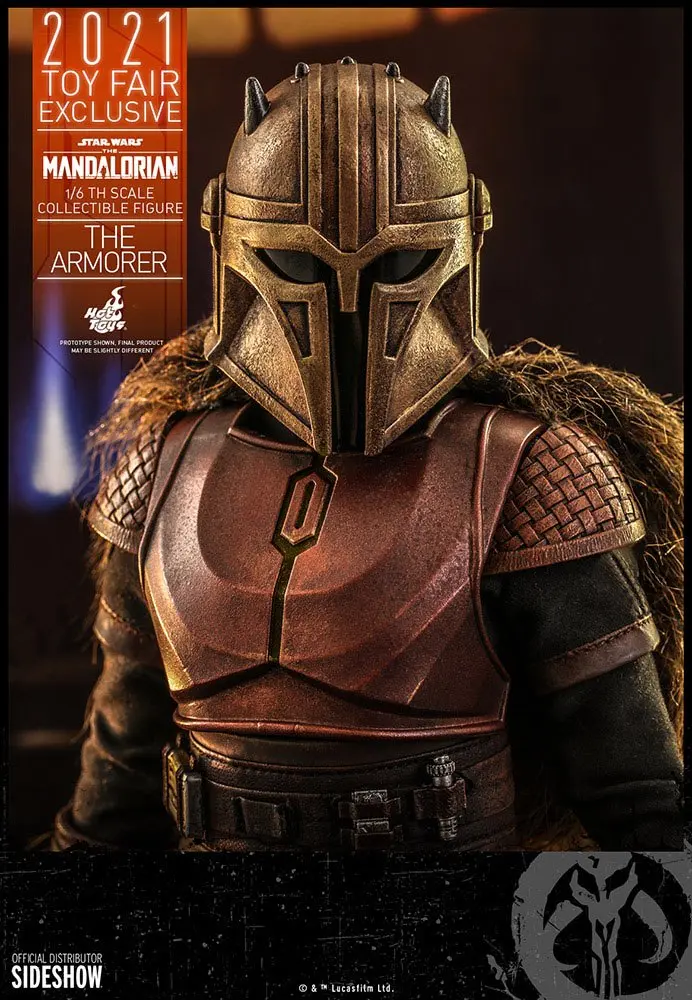 Star Wars The Mandalorian akcijska figura 1/6 The Armorer 2021 Toy Fair Exclusive 29 cm fotografija izdelka