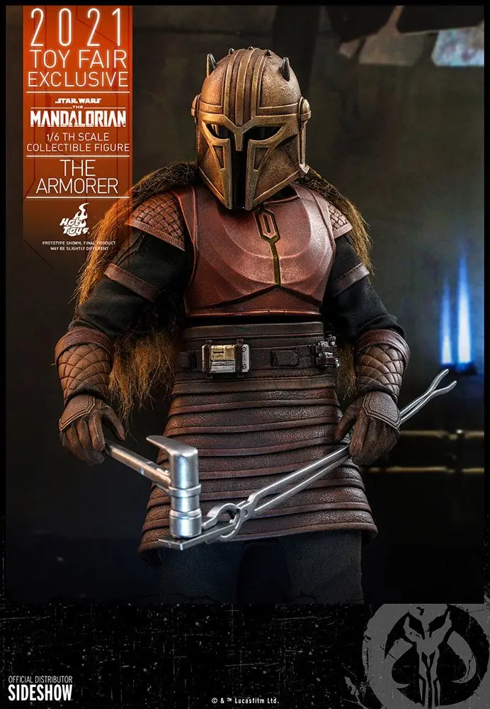 Star Wars The Mandalorian akcijska figura 1/6 The Armorer 2021 Toy Fair Exclusive 29 cm fotografija izdelka