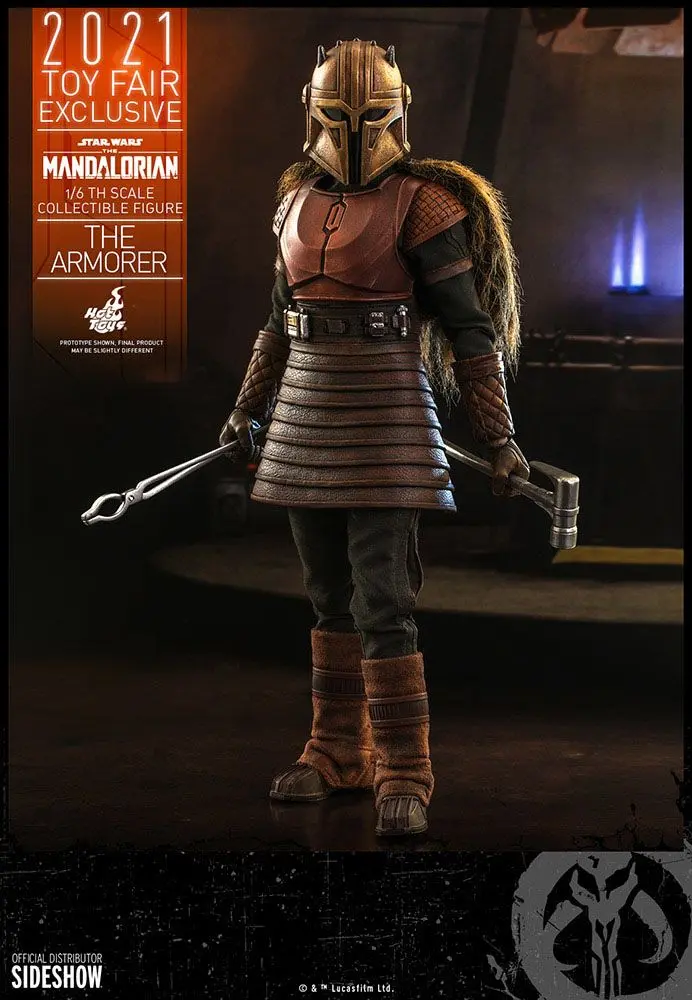 Star Wars The Mandalorian akcijska figura 1/6 The Armorer 2021 Toy Fair Exclusive 29 cm fotografija izdelka