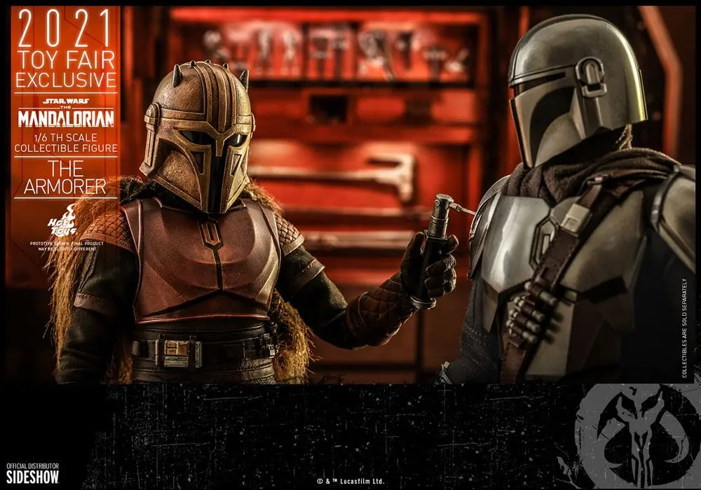 Star Wars The Mandalorian akcijska figura 1/6 The Armorer 2021 Toy Fair Exclusive 29 cm fotografija izdelka