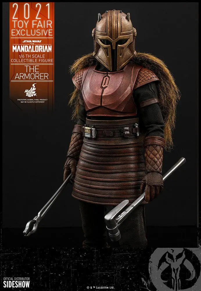 Star Wars The Mandalorian akcijska figura 1/6 The Armorer 2021 Toy Fair Exclusive 29 cm fotografija izdelka