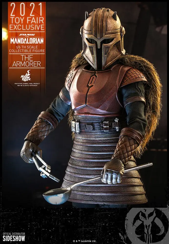 Star Wars The Mandalorian akcijska figura 1/6 The Armorer 2021 Toy Fair Exclusive 29 cm fotografija izdelka