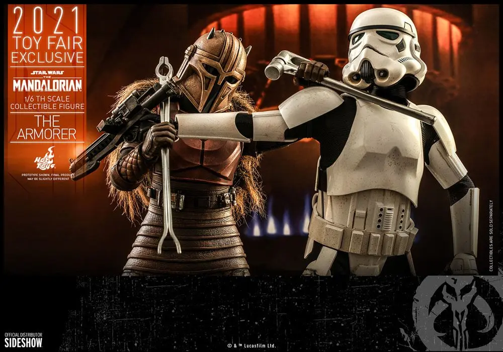 Star Wars The Mandalorian akcijska figura 1/6 The Armorer 2021 Toy Fair Exclusive 29 cm fotografija izdelka
