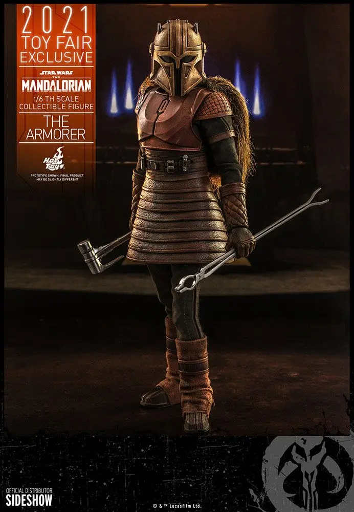 Star Wars The Mandalorian akcijska figura 1/6 The Armorer 2021 Toy Fair Exclusive 29 cm fotografija izdelka
