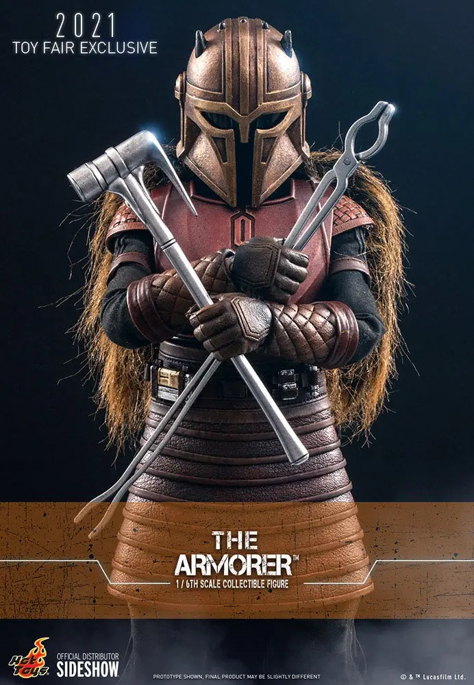 Star Wars The Mandalorian akcijska figura 1/6 The Armorer 2021 Toy Fair Exclusive 29 cm fotografija izdelka