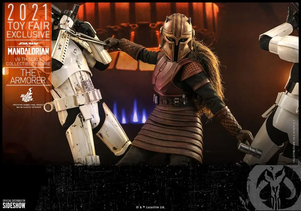 Star Wars The Mandalorian akcijska figura 1/6 The Armorer 2021 Toy Fair Exclusive 29 cm fotografija izdelka
