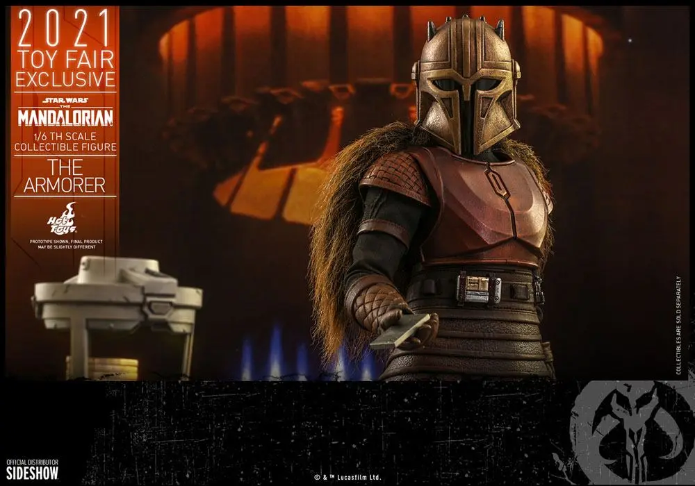 Star Wars The Mandalorian akcijska figura 1/6 The Armorer 2021 Toy Fair Exclusive 29 cm fotografija izdelka