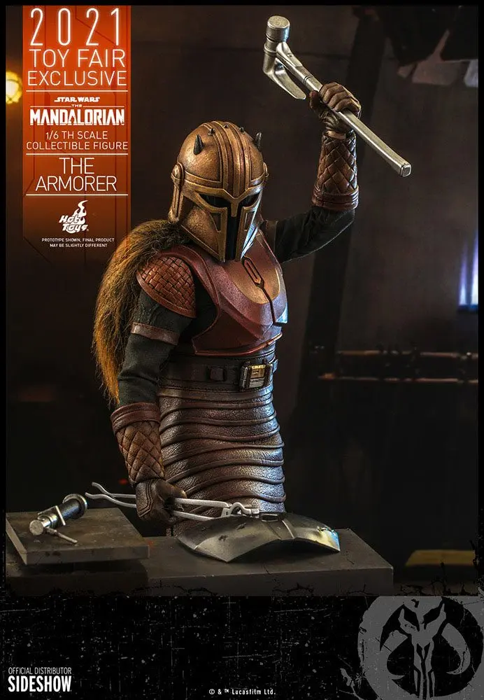 Star Wars The Mandalorian akcijska figura 1/6 The Armorer 2021 Toy Fair Exclusive 29 cm fotografija izdelka