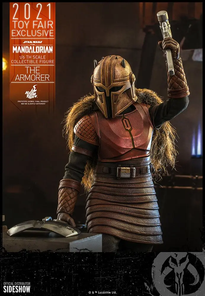 Star Wars The Mandalorian akcijska figura 1/6 The Armorer 2021 Toy Fair Exclusive 29 cm fotografija izdelka