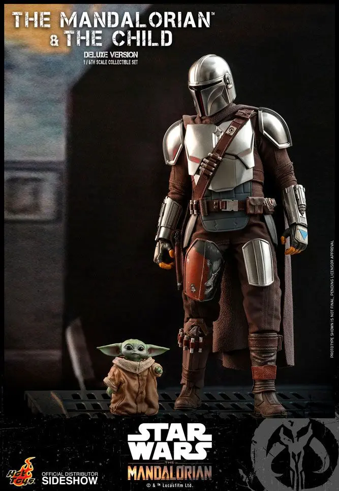 Star Wars The Mandalorian akcijska figura 2-paket 1/6 The Mandalorian & The Child Deluxe 30 cm fotografija izdelka