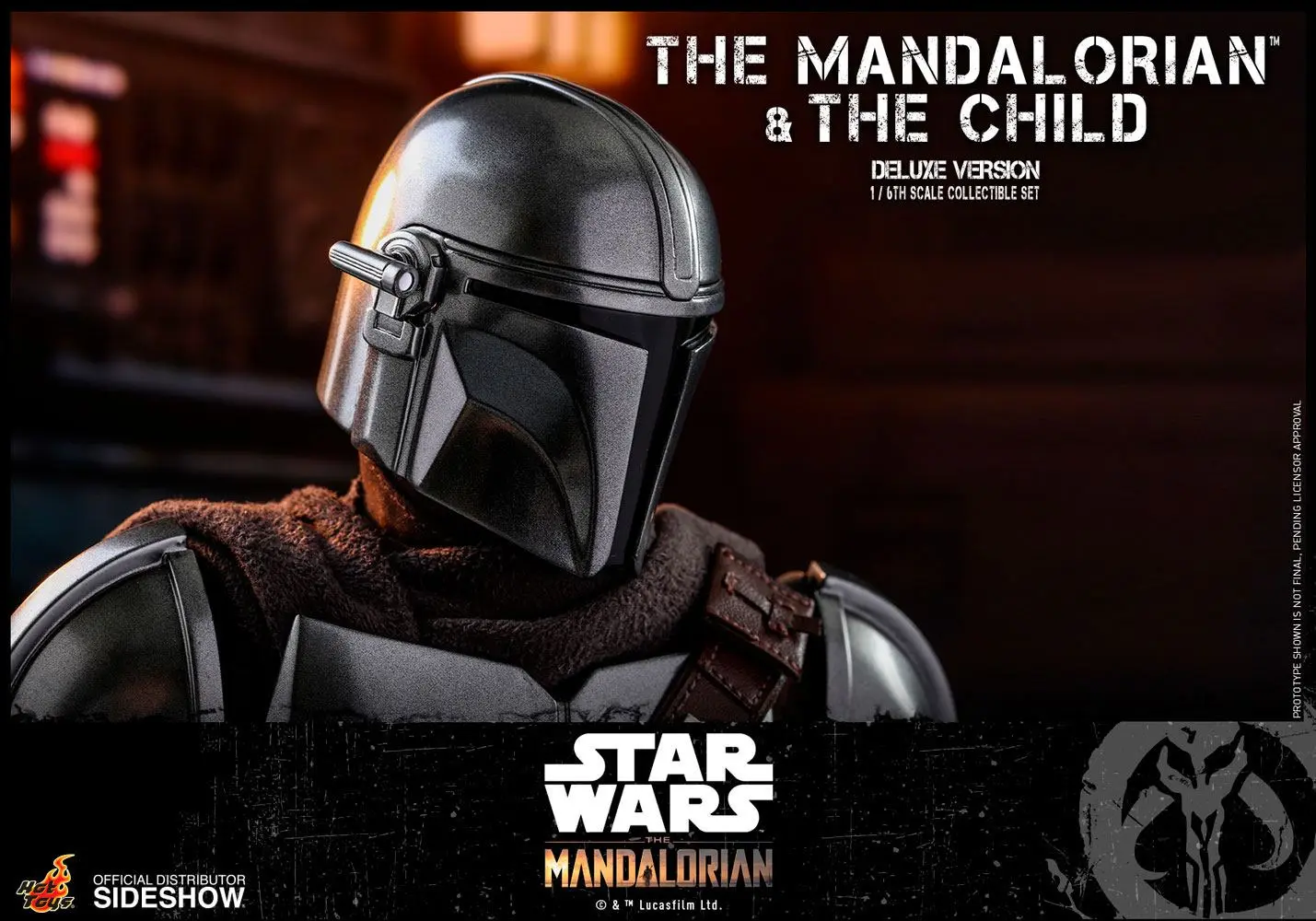 Star Wars The Mandalorian akcijska figura 2-paket 1/6 The Mandalorian & The Child Deluxe 30 cm fotografija izdelka