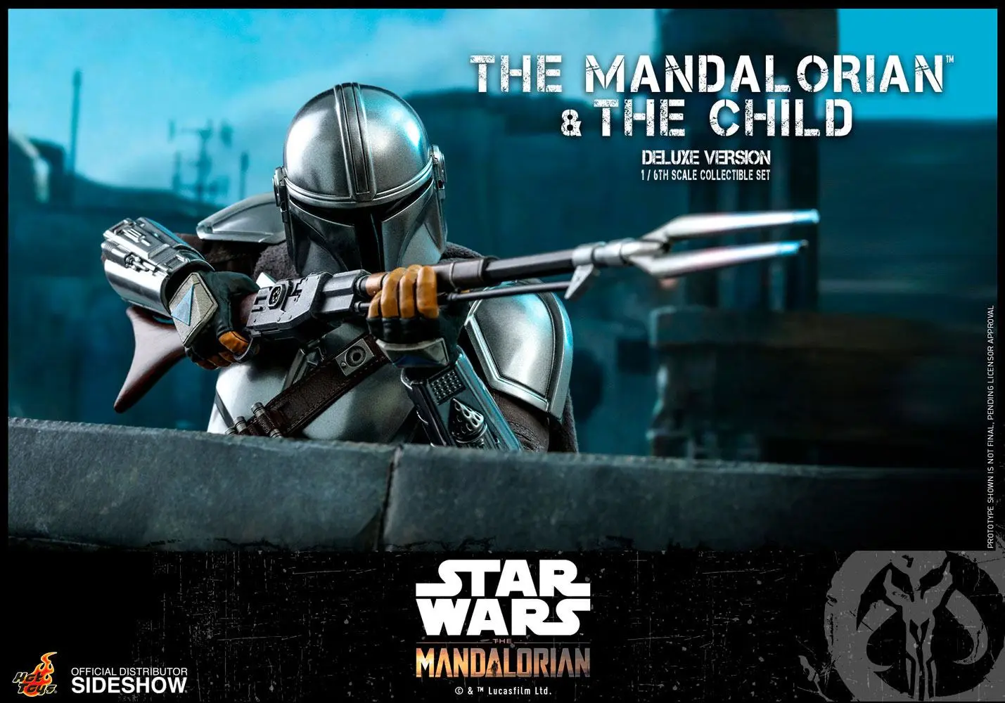 Star Wars The Mandalorian akcijska figura 2-paket 1/6 The Mandalorian & The Child Deluxe 30 cm fotografija izdelka