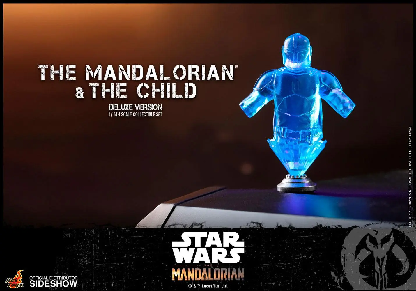 Star Wars The Mandalorian akcijska figura 2-paket 1/6 The Mandalorian & The Child Deluxe 30 cm fotografija izdelka