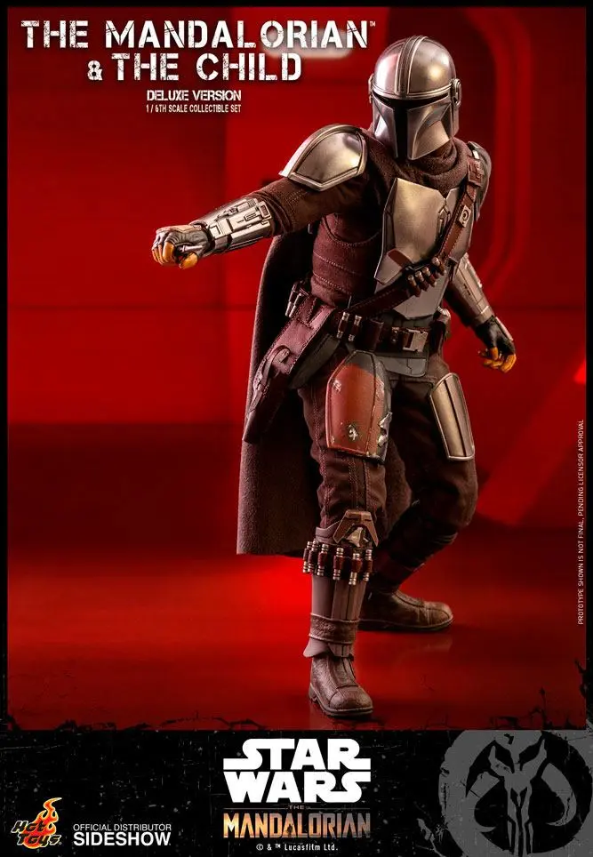Star Wars The Mandalorian akcijska figura 2-paket 1/6 The Mandalorian & The Child Deluxe 30 cm fotografija izdelka