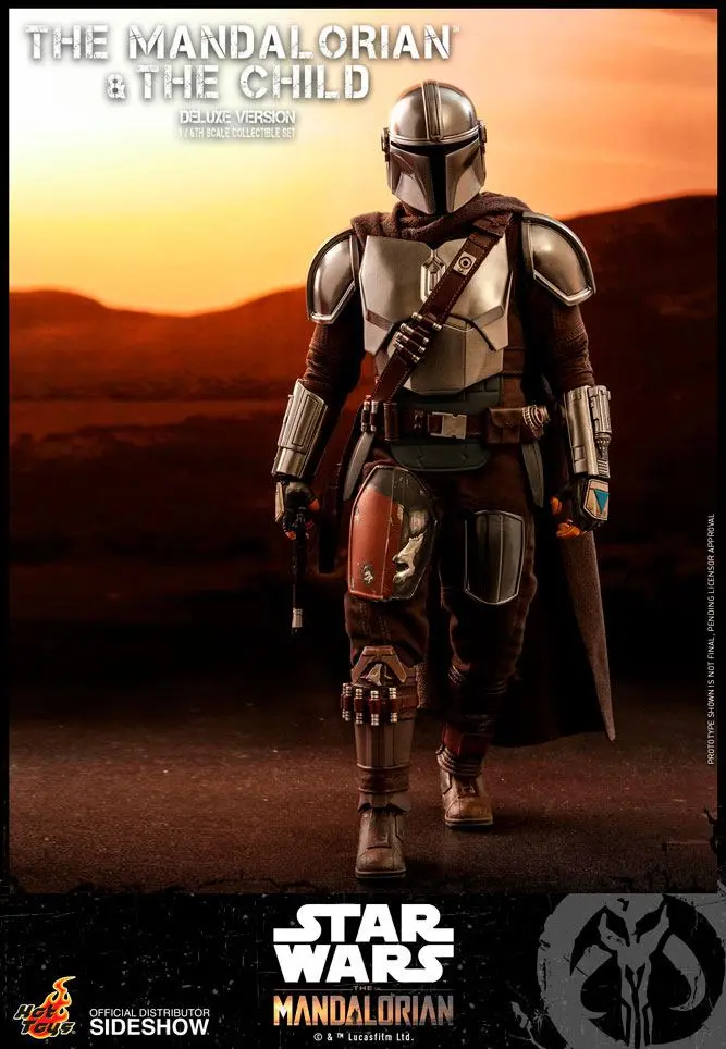 Star Wars The Mandalorian akcijska figura 2-paket 1/6 The Mandalorian & The Child Deluxe 30 cm fotografija izdelka