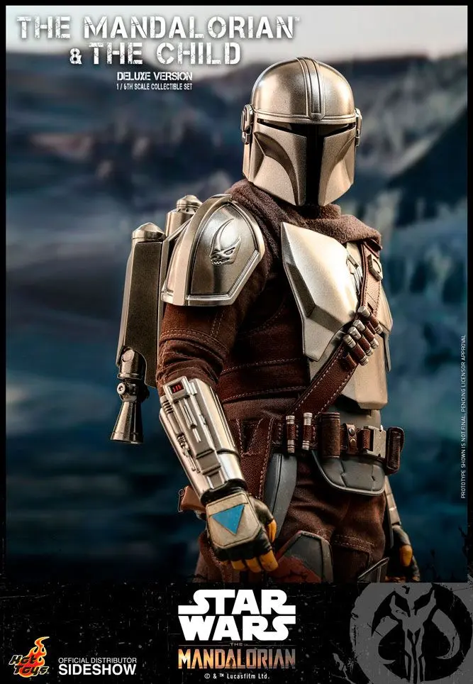 Star Wars The Mandalorian akcijska figura 2-paket 1/6 The Mandalorian & The Child Deluxe 30 cm fotografija izdelka