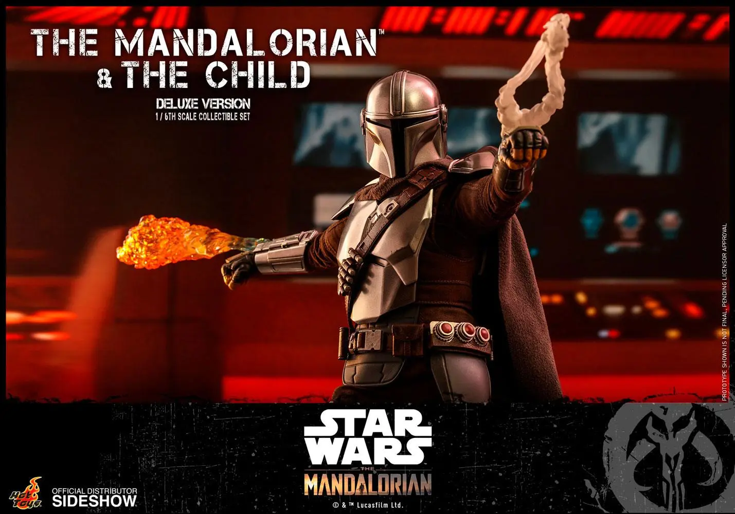 Star Wars The Mandalorian akcijska figura 2-paket 1/6 The Mandalorian & The Child Deluxe 30 cm fotografija izdelka