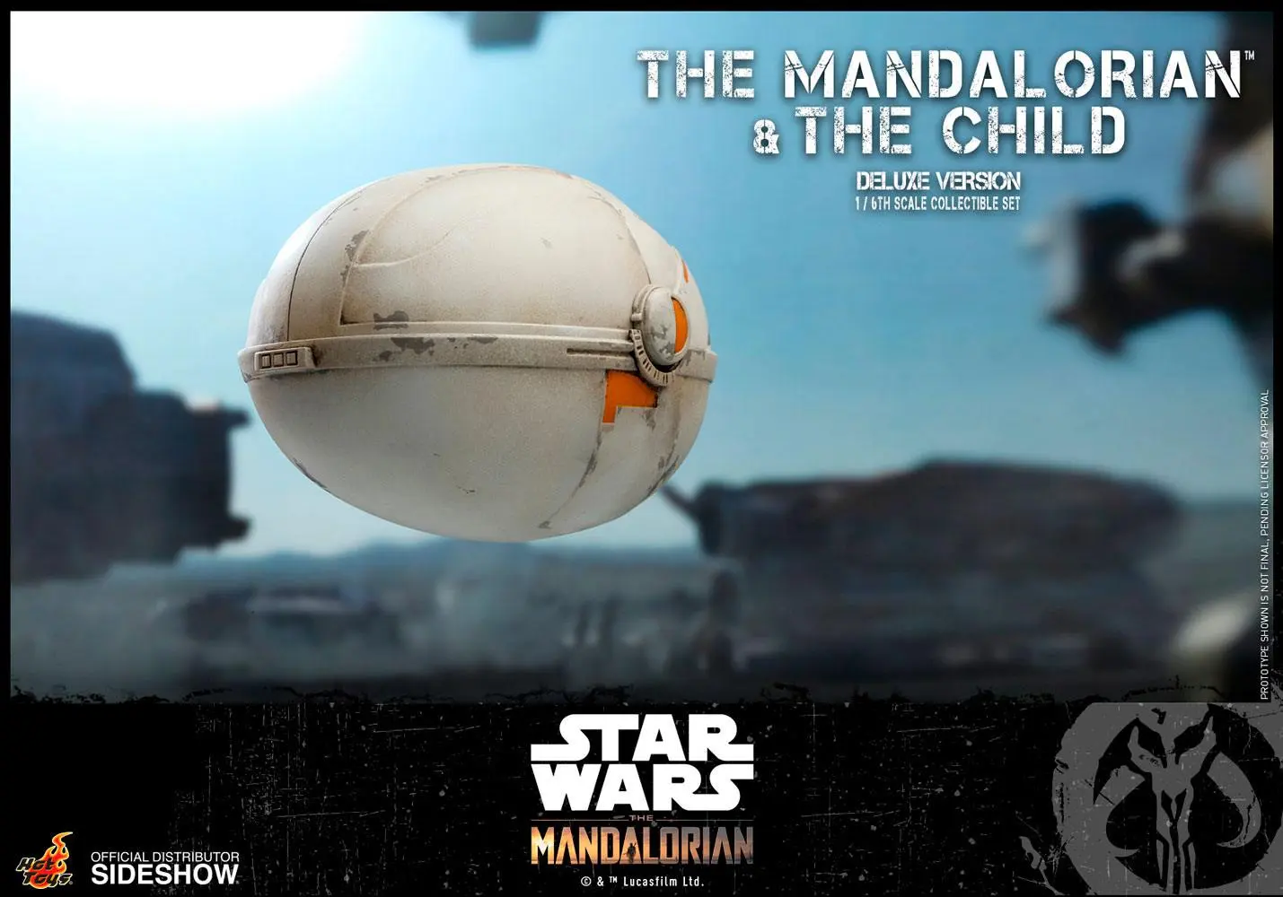 Star Wars The Mandalorian akcijska figura 2-paket 1/6 The Mandalorian & The Child Deluxe 30 cm fotografija izdelka