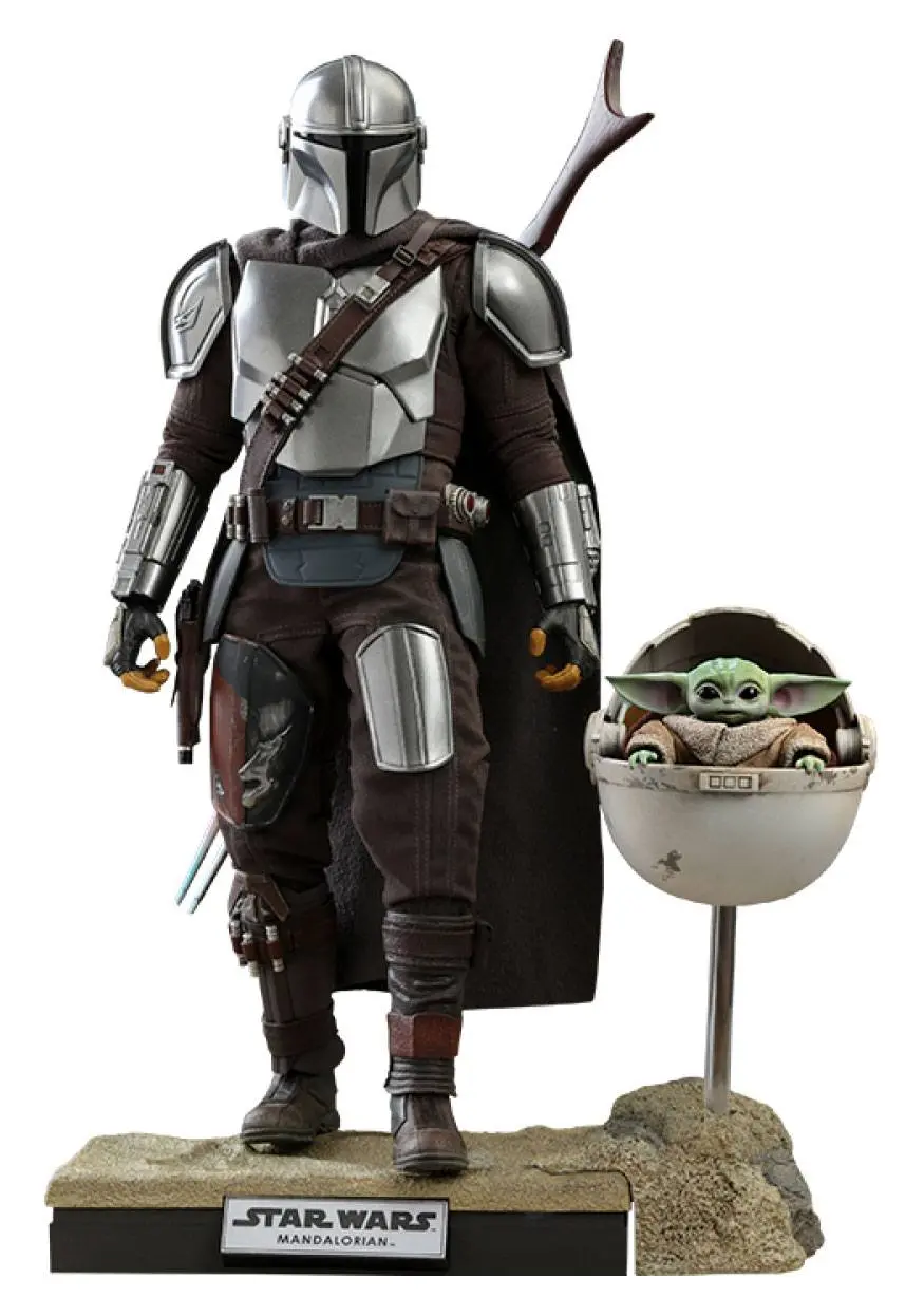 Star Wars The Mandalorian akcijska figura 2-paket 1/6 The Mandalorian & The Child Deluxe 30 cm fotografija izdelka