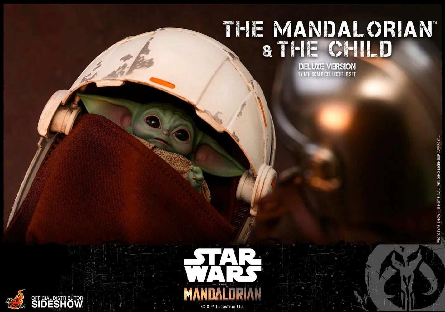 Star Wars The Mandalorian akcijska figura 2-paket 1/6 The Mandalorian & The Child Deluxe 30 cm fotografija izdelka