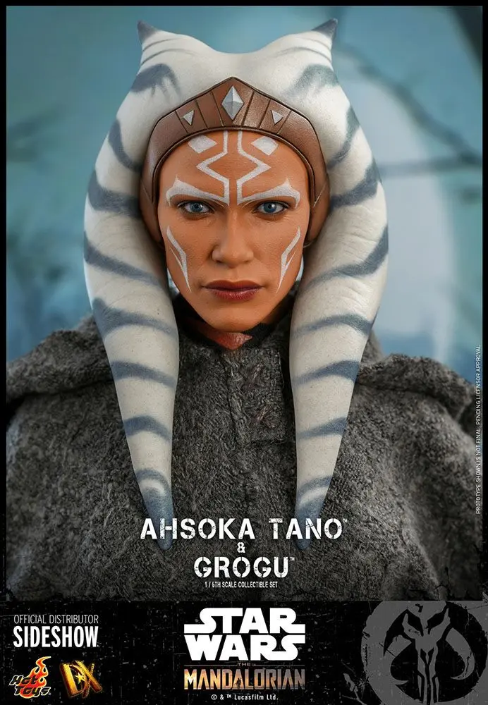 Star Wars The Mandalorian akcijska figura 2-pack 1/6 Ahsoka Tano & Grogu 29 cm fotografija izdelka