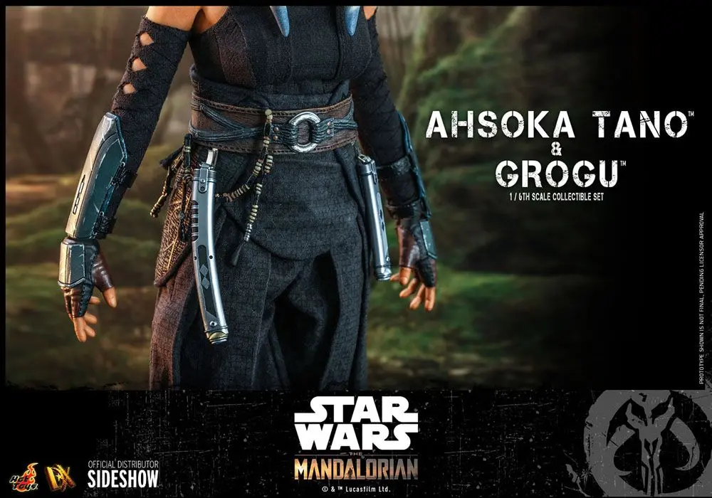 Star Wars The Mandalorian akcijska figura 2-pack 1/6 Ahsoka Tano & Grogu 29 cm fotografija izdelka