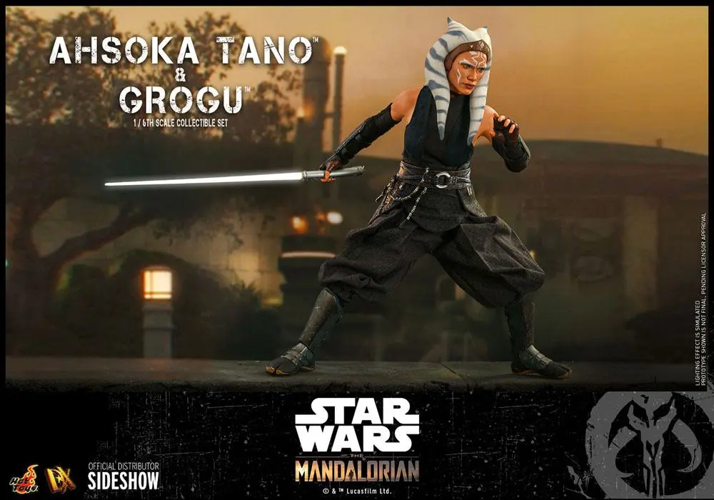 Star Wars The Mandalorian akcijska figura 2-pack 1/6 Ahsoka Tano & Grogu 29 cm fotografija izdelka